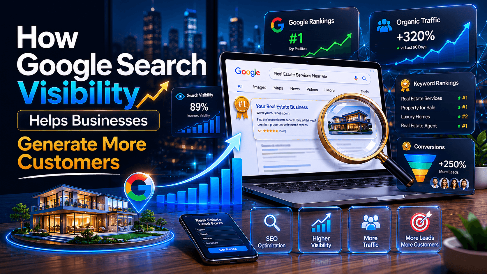 Google Search Visibility for Business Growth & SEO