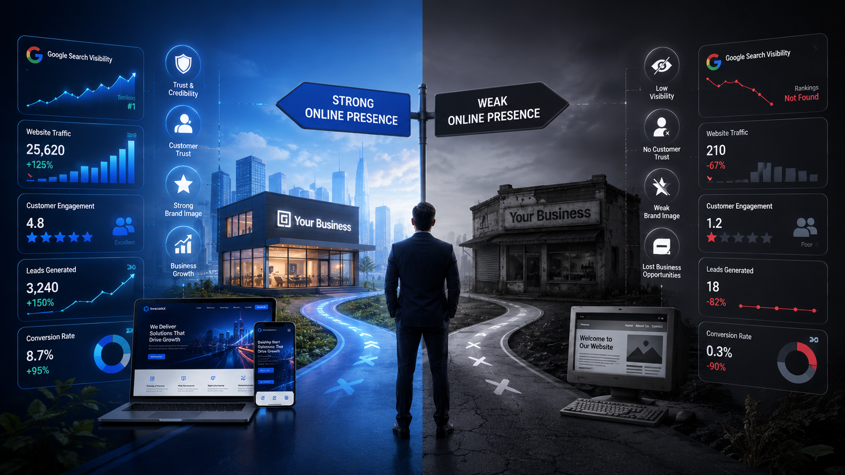 Strong Online Presence for Business Growth and Trust